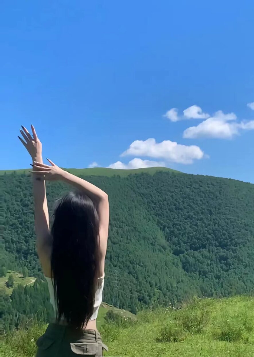 Angela88's confident stance- owning her power