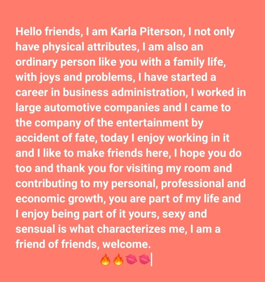 Perfil Modelo Webcam Karla69squirt | Stripchat