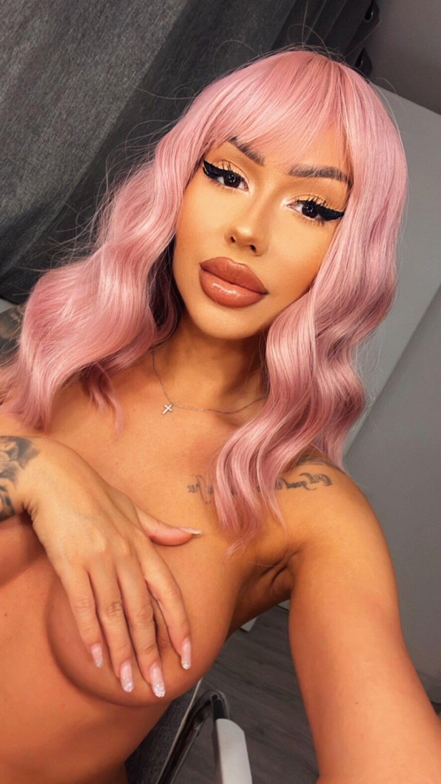 Striptease and wet pussy dildo riding Ally Alison homemade