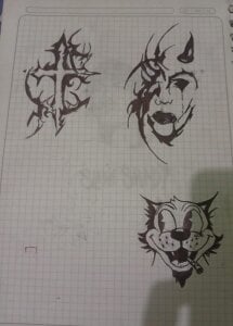 Criss_Adams: Some of my drawings 🖤 ( фото)