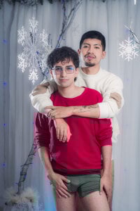 AxelAndJeremy white and sexy christmas Pic 9