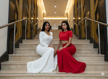 ZaraANDIsabella hot girl Pic 2