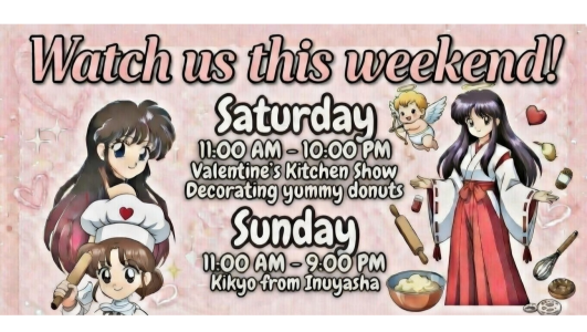 meda_kawaii_ watch us this weekend! Hình