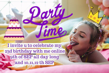 PamelaWet My birthday is coming soon! Pic 2