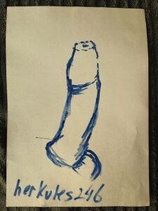 LuxBrunette_ Drawings of your dicks from streams 😎 Pic 2