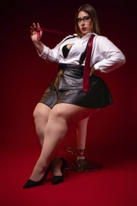 Helenstanford 👔Tie & Leather🖤 Pic 3