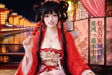 LuckyCute-Tutu 婉儿直播的古风二次元~配上诗词会不会更有意境~ Foto 4