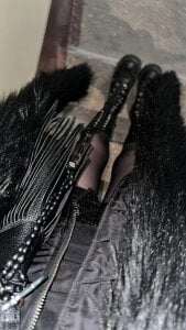 MarieHernandez Black Lace Mood Hình 4