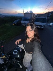 Ariana_Pierce Traveling in Motorcycle Pic 2