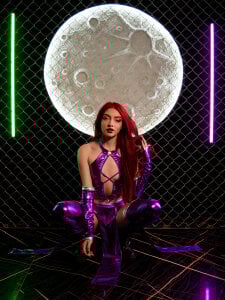 LucyGray starfire halloween sesion ❤️‍🔥  3. fénykép