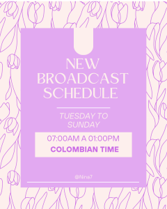 Nina_Rouge7 HORARIO DE TRANSMISION 📅🥰 Pic