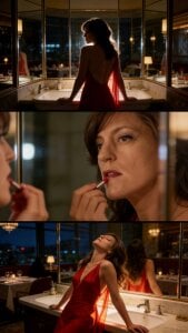 Lady in red de Vivian_Violet_  6 Imagens