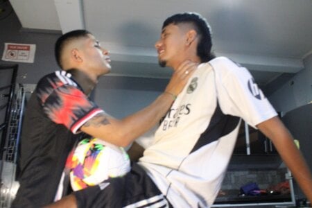 darwinandbrayann Strength, passion, and style in every play. Two footballers who turn the pitch into pure temptation Pic 7