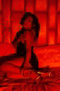 Come_for_this Red doesn't ask for permission🍒 👠 Pic 8