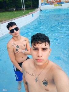 Liam_and_Danner Pool funny 🤩💕 Photo 2