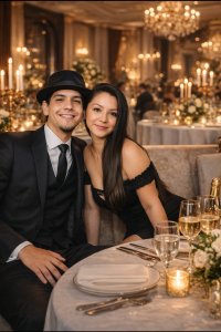 alexxa_and_sadman Dinner whit my boyfriend Foto