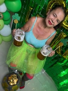 grandmother_milf Happy Day St. Patrick's Photo