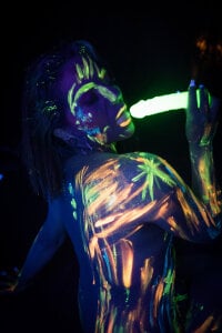 Megan_Milf__ NUDE AND UV PAINTED Hình