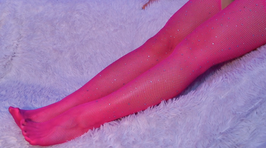JasmineMilko Neon fishnet tights Pic 5
