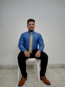 KalethBigDick Blue and black suit office . fénykép