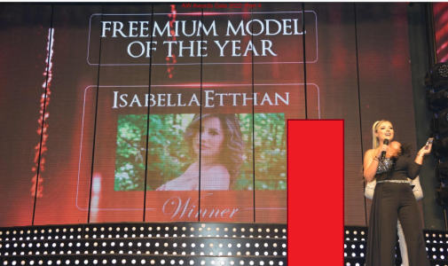 IsabellaEtthan Freemium Model of The year- Aw Awards Gala 2022 Pic