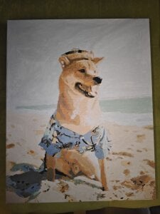 _Nika_Kik paintings that you can buy for 5555 tokens Pic 2