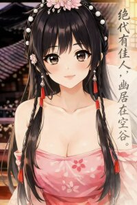 LuckyCute-Tutu 婉儿直播的古风二次元~配上诗词会不会更有意境~ Foto 2