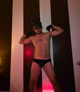 samuelcoopeer leather badbunny 😈🐰 Pic 8