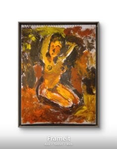 mohan555: My dick used painting, " Title: lonely Girl " ( фото)