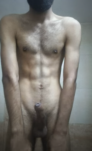 Aroused_Tenancy Hairy Dick with Abs Pic 3