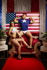 ValeryandSanty_ Let's celebrate the 4th of July together Pic 3