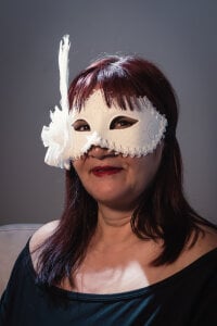 Savvanahh Mask photo session white 🎭 Pic 7