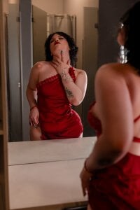 albaismynameX Red dress Immagine  4