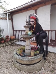 BrendaSex_Hot 💀 “Entre flores y fuego, renace mi piel” Gambar 3