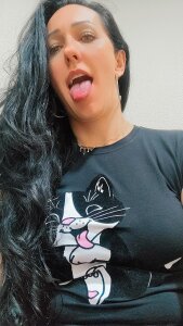 TransEllyn18cm Vestido de couro preto Foto 4