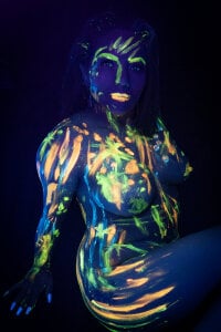 Megan_Milf__ NUDE AND UV PAINTED Hình 9