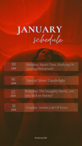 Nicolemorelli2の🦋Mounthly Schedule🦋の枚の写真