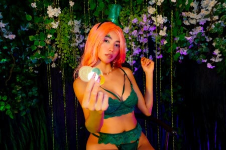 luna_roja25 Green Fantasy Babe 💚 Bilde 4