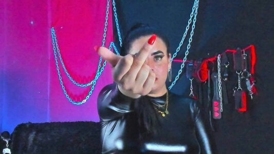 middle finger and the tights of your goddess de KatrinaStone  2 photos