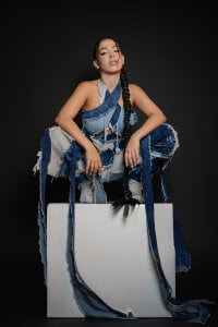 RoseFerrera Shredded Chic 💙 Pic 5