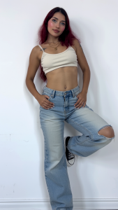 Cherry_Scarlet_ Denim day photoshoot Poză 7