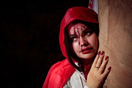 BrithneyLee_ Hide from the wolf, Little Red Riding Hood 🐺 Pic 5