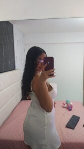 Lena_Ricci White dress Pic 5