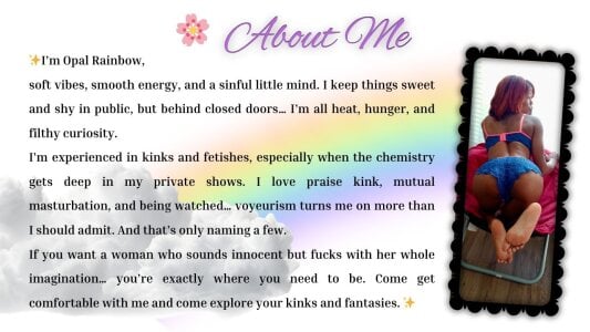 Opal_Rainbow About Me Pic