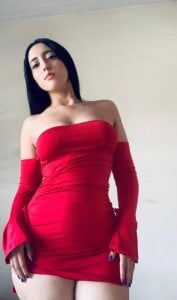 ivorynoir vestido rojo Pic