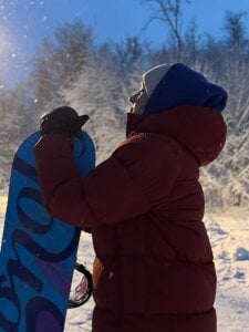 MinaMancilla snowboarding 사진 5