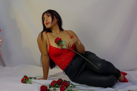 evelynjohnsoon Dangerous Curves & Red Lace 🍒🌹  3টি ছবি