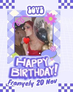 blackWhite_hot birthday of Franyelis and Victor November 20 Pic