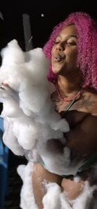 Just_Gissellex sexy dance with a bubble bath in the jacuzzi Kuva 3