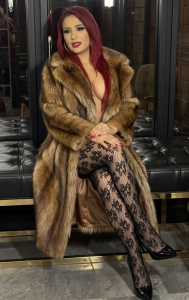 AndreaPink2024 Wearing Coats Pic 2